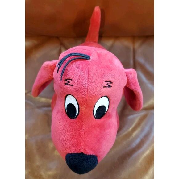13 Inch Kohl's Cares Clifford The Big Red Dog Stuffed Plush Embroidered Eyes - Picture 5 of 10